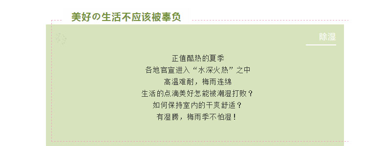 如何避免生活的樂趣被潮濕影響？