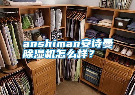 anshiman安詩曼除濕機怎么樣？