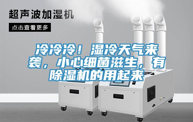 冷冷冷！濕冷天氣來(lái)襲，小心細(xì)菌滋生，有除濕機(jī)的用起來(lái)
