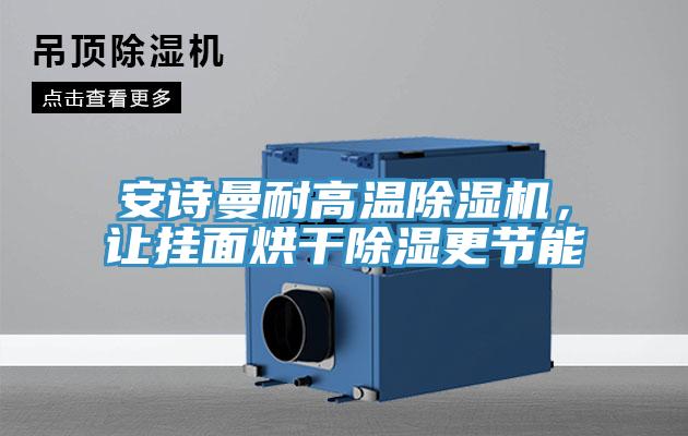 安詩曼耐高溫除濕機，讓掛面烘干除濕更節(jié)能