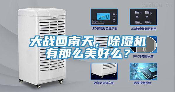 大戰(zhàn)回南天，除濕機(jī)有那么美好么？