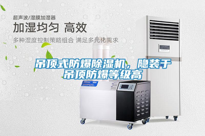 吊頂式防爆除濕機(jī)，隱裝于吊頂防爆等級高
