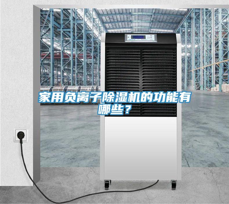 家用負離子除濕機的功能有哪些？