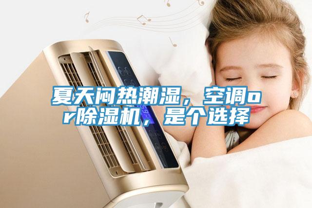 夏天悶熱潮濕，空調(diào)or除濕機，是個選擇