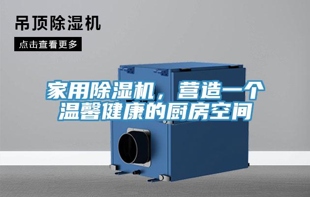 家用除濕機，營造一個溫馨健康的廚房空間