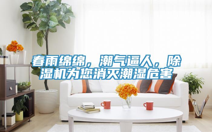 春雨綿綿，潮氣逼人，除濕機(jī)為您消滅潮濕危害