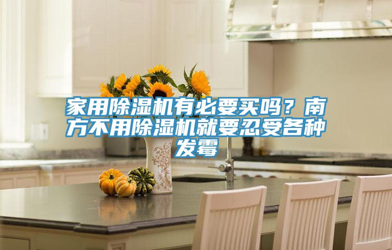 家用除濕機有必要買嗎？南方不用除濕機就要忍受各種發(fā)霉