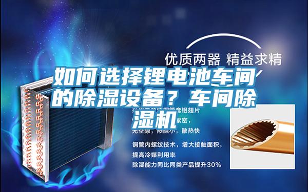 如何選擇鋰電池車(chē)間的除濕設(shè)備？車(chē)間除濕機(jī)