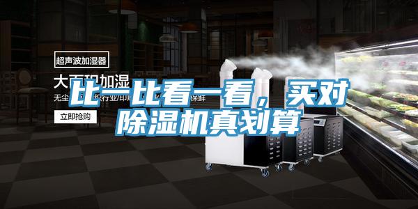 比一比看一看，買對除濕機(jī)真劃算