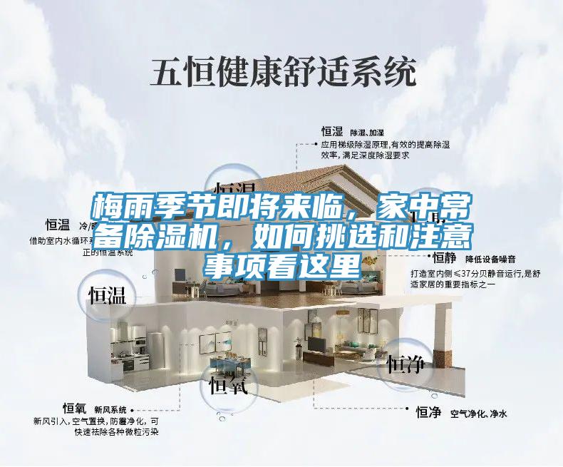 梅雨季節(jié)即將來臨，家中常備除濕機，如何挑選和注意事項看這里