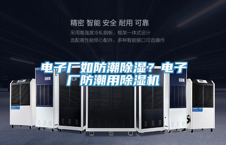 電子廠如防潮除濕？電子廠防潮用除濕機
