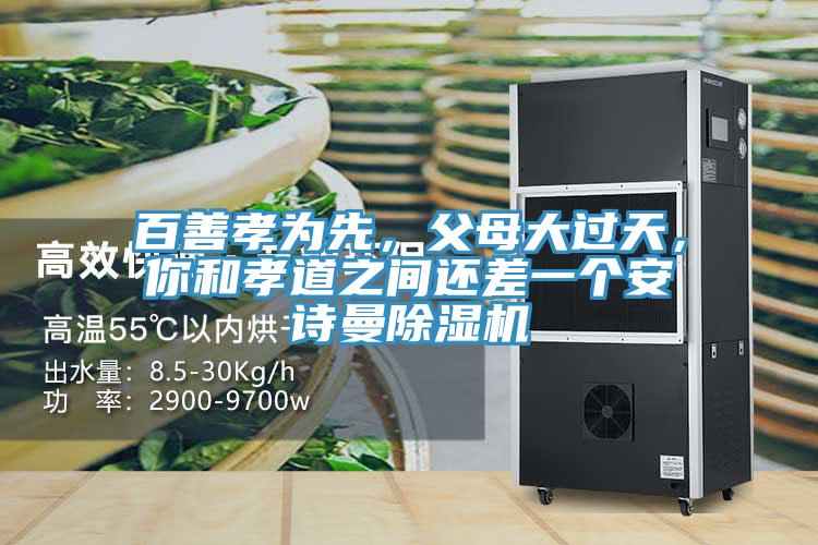 百善孝為先，父母大過天，你和孝道之間還差一個安詩曼除濕機