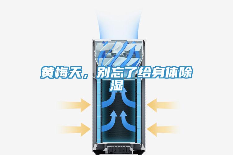 黃梅天，別忘了給身體除濕
