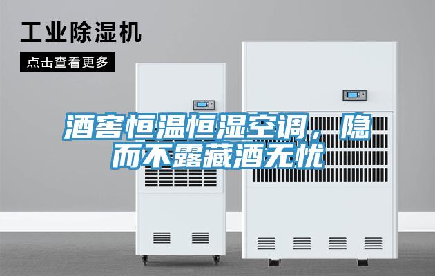 酒窖恒溫恒濕空調，隱而不露藏酒無憂