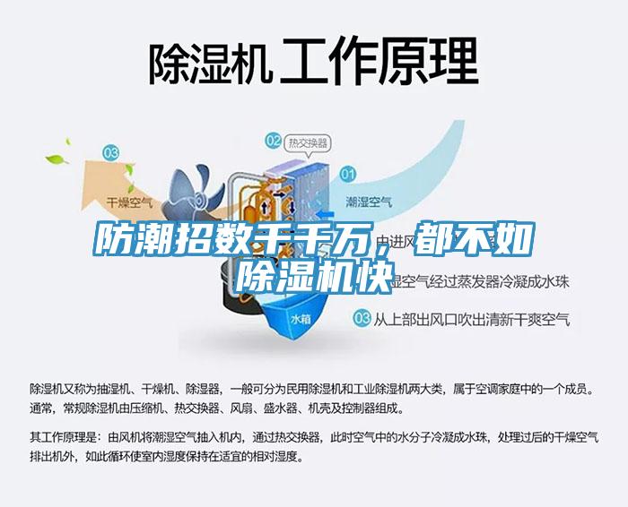 防潮招數(shù)千千萬，都不如除濕機快