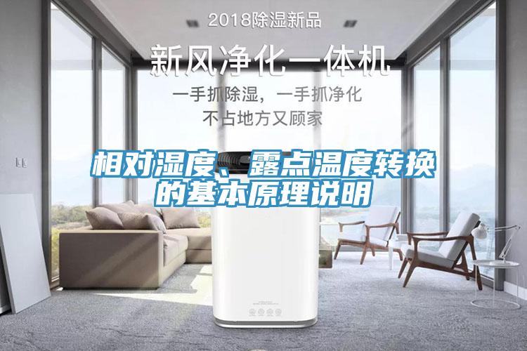 相對濕度、露點(diǎn)溫度轉(zhuǎn)換的基本原理說明