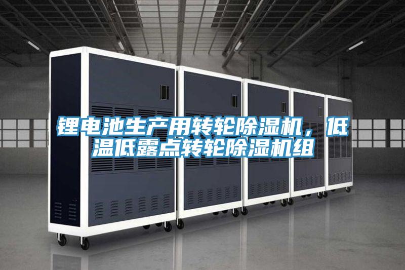 鋰電池生產(chǎn)用轉(zhuǎn)輪除濕機(jī)，低溫低露點(diǎn)轉(zhuǎn)輪除濕機(jī)組