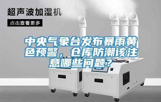 中央氣象臺(tái)發(fā)布暴雨黃色預(yù)警，倉庫防潮該注意哪些問題？