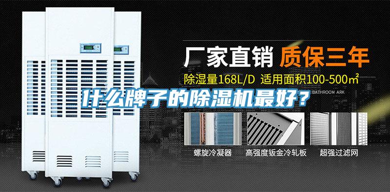 什么牌子的除濕機最好？