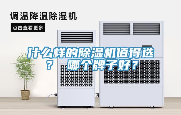 什么樣的除濕機值得選？ 哪個牌子好？