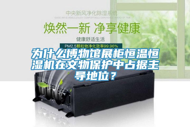 為什么博物館展柜恒溫恒濕機在文物保護中占據(jù)主導地位？