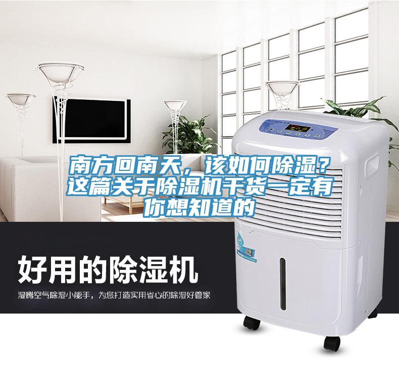 南方回南天，該如何除濕？這篇關于除濕機干貨一定有你想知道的
