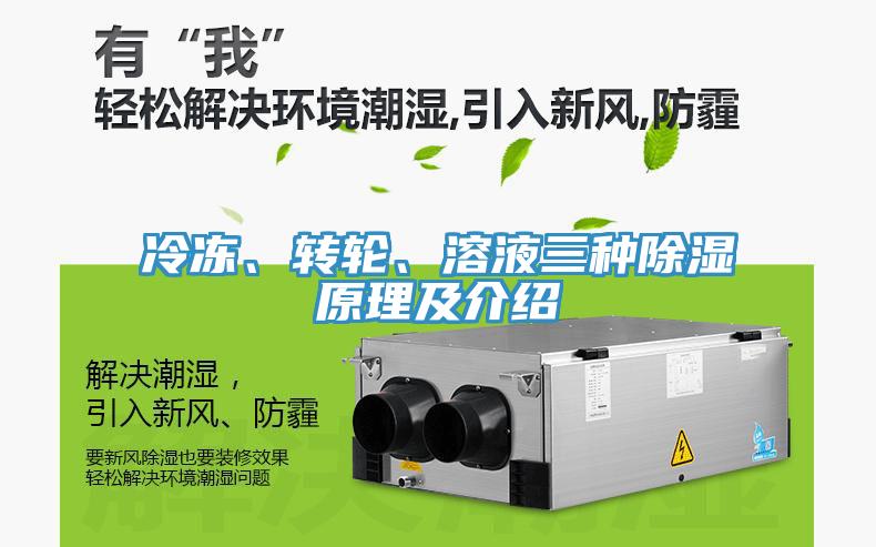 冷凍、轉(zhuǎn)輪、溶液三種除濕原理及介紹