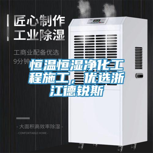 恒溫恒濕凈化工程施工，優(yōu)選浙江德銳斯