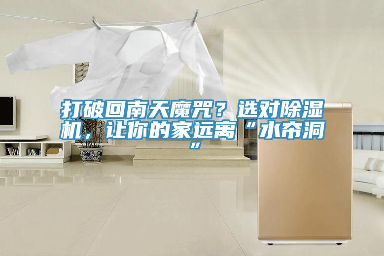 打破回南天魔咒？選對除濕機，讓你的家遠離“水簾洞”