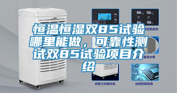 恒溫恒濕雙85試驗?zāi)睦锬茏?，可靠性測試雙85試驗項目介紹