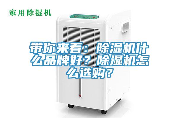 帶你來看：除濕機什么品牌好？除濕機怎么選購？
