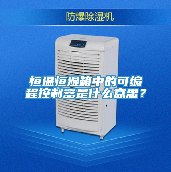 恒溫恒濕箱中的可編程控制器是什么意思？