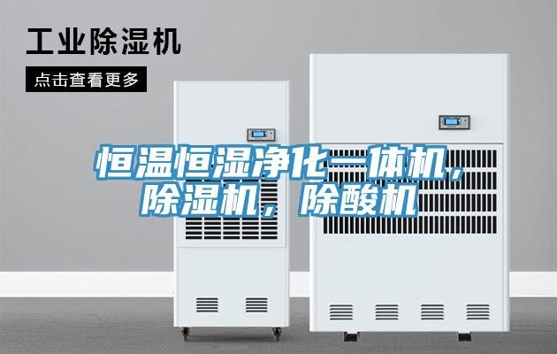 恒溫恒濕凈化一體機(jī)，除濕機(jī)，除酸機(jī)