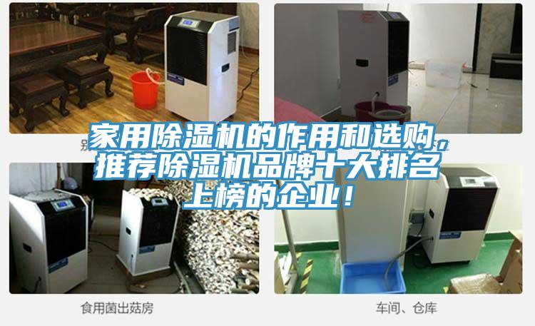 家用除濕機的作用和選購，推薦除濕機品牌十大排名上榜的企業(yè)！