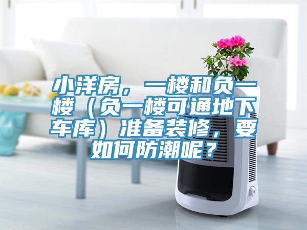 小洋房，一樓和負一樓（負一樓可通地下車庫）準備裝修，要如何防潮呢？