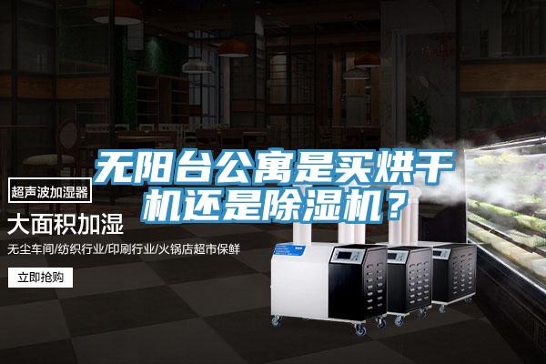 無陽臺公寓是買烘干機(jī)還是除濕機(jī)？
