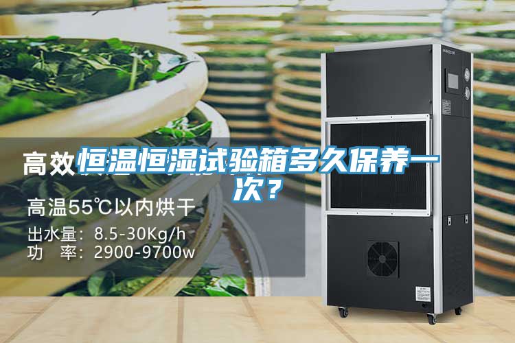 恒溫恒濕試驗箱多久保養(yǎng)一次？
