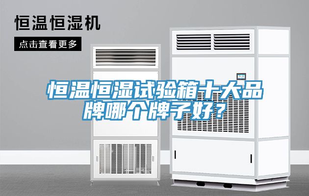 恒溫恒濕試驗(yàn)箱十大品牌哪個(gè)牌子好？
