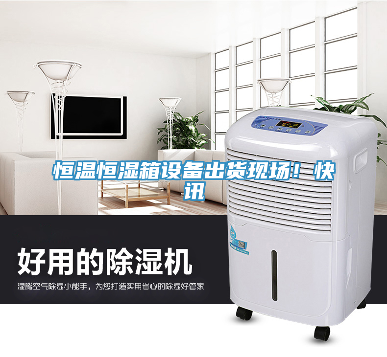 恒溫恒濕箱設(shè)備出貨現(xiàn)場(chǎng)！快訊