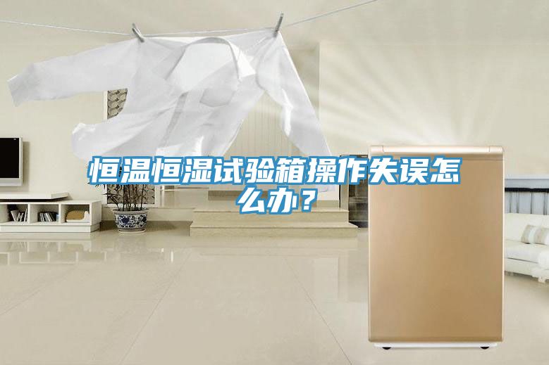 恒溫恒濕試驗箱操作失誤怎么辦？