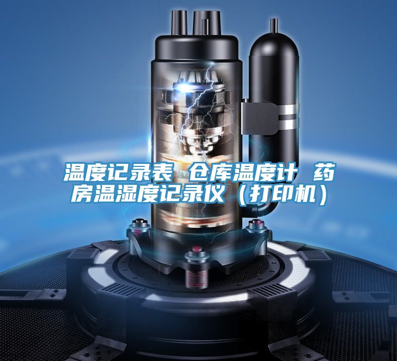 溫度記錄表 倉庫溫度計 藥房溫濕度記錄儀(打印機(jī))