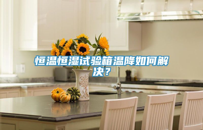 恒溫恒濕試驗(yàn)箱溫降如何解決？