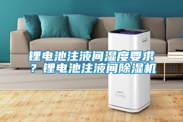 鋰電池注液間濕度要求？鋰電池注液間除濕機