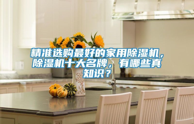 精準(zhǔn)選購最好的家用除濕機(jī)，除濕機(jī)十大名牌，有哪些真知識？