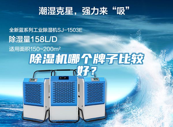 除濕機哪個牌子比較好？