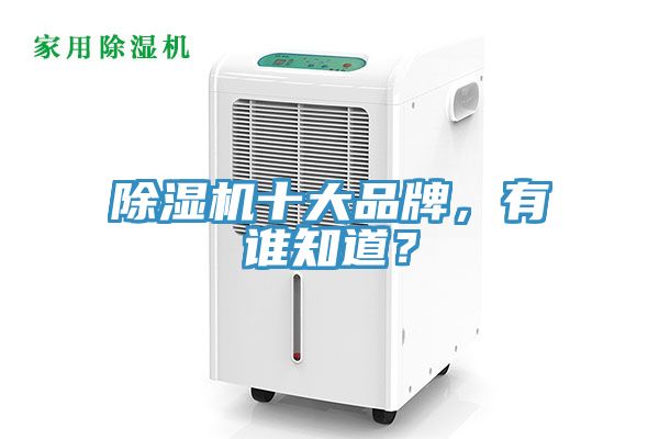 除濕機(jī)十大品牌，有誰知道？