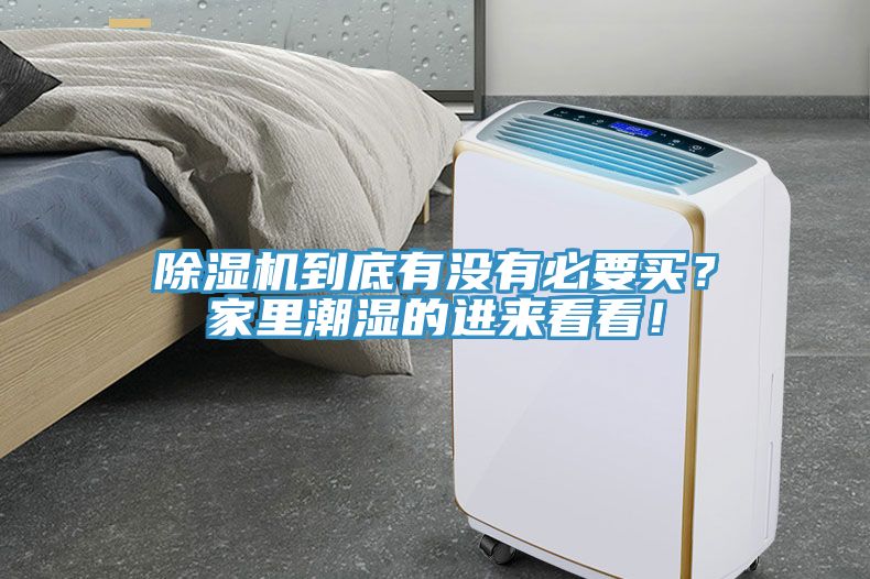 除濕機(jī)到底有沒有必要買？家里潮濕的進(jìn)來看看！