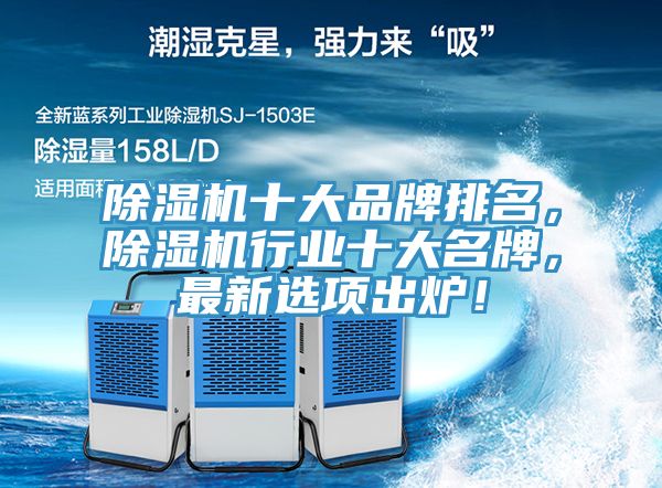 除濕機(jī)十大品牌排名，除濕機(jī)行業(yè)十大名牌，最新選項(xiàng)出爐！