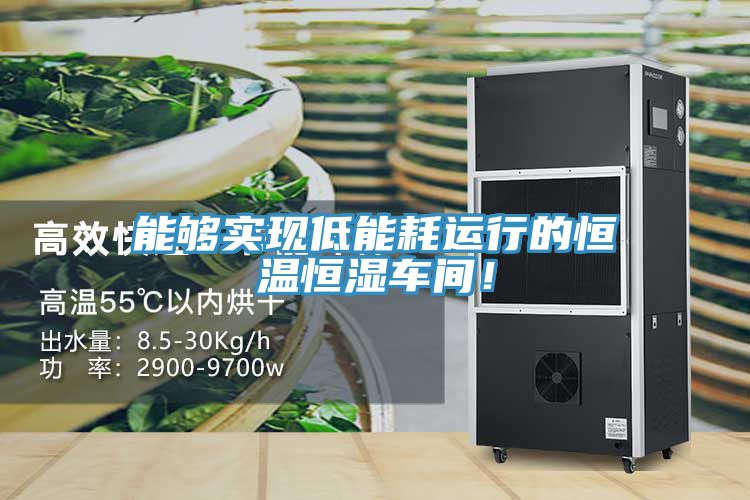 能夠?qū)崿F(xiàn)低能耗運(yùn)行的恒溫恒濕車間！