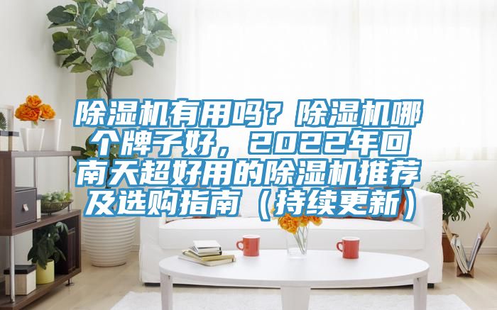 除濕機(jī)有用嗎？除濕機(jī)哪個(gè)牌子好，2022年回南天超好用的除濕機(jī)推薦及選購(gòu)指南（持續(xù)更新）